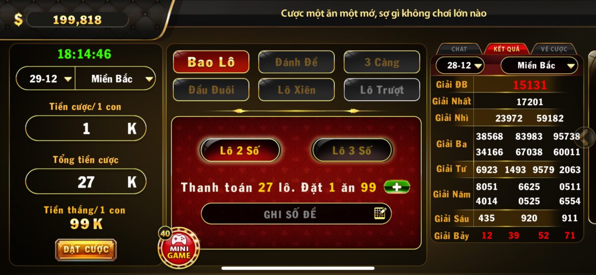 Lô đề Hitclub có tỷ lệ thưởng lớn